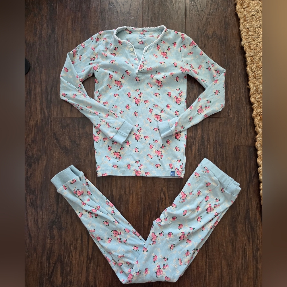 Charming Floral Kids Pajama Set